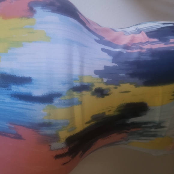 Colorful Abstract Bodycon Dress - Picture 2 of 6